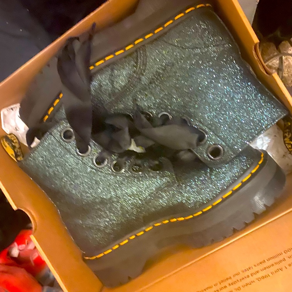 Glitter platform DR MARTINS